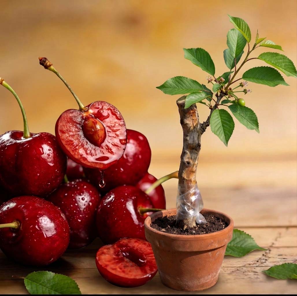 🍒✨The Ultimate Backyard Cherry Variety: Imparts Classic American Curb Appeal | High-Yield Orchard Grade Selection 🍒✨-BP