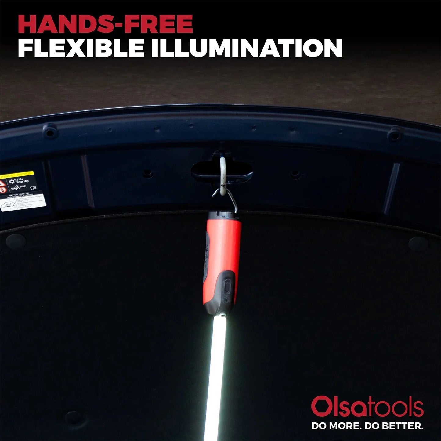 Bendable LED Flashlight Stick: Hands-Free Rechargeable Magnetic Light-EV