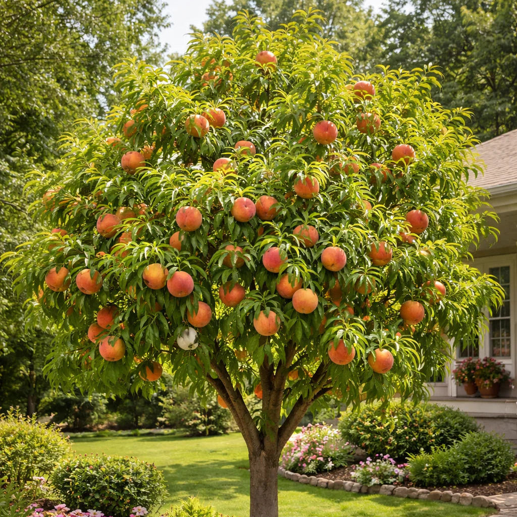 🍑The Ultimate Backyard Peach Duo: Giant Juicy Variety - Begin Your Home Orchard Journey Today-BP