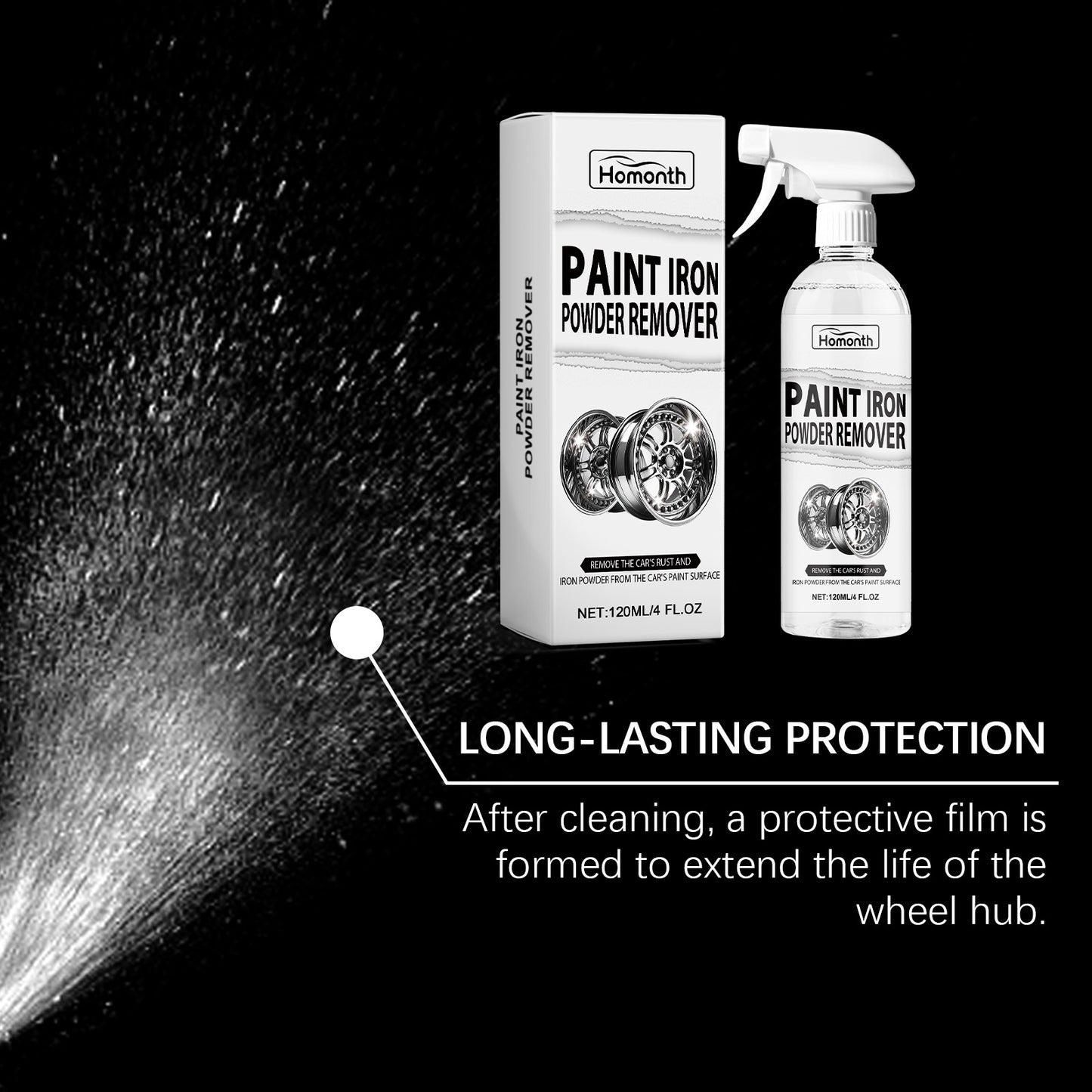 Professional Rust Remover Spray – Instantly Remove Rust & Restore Metal Like New-EV
