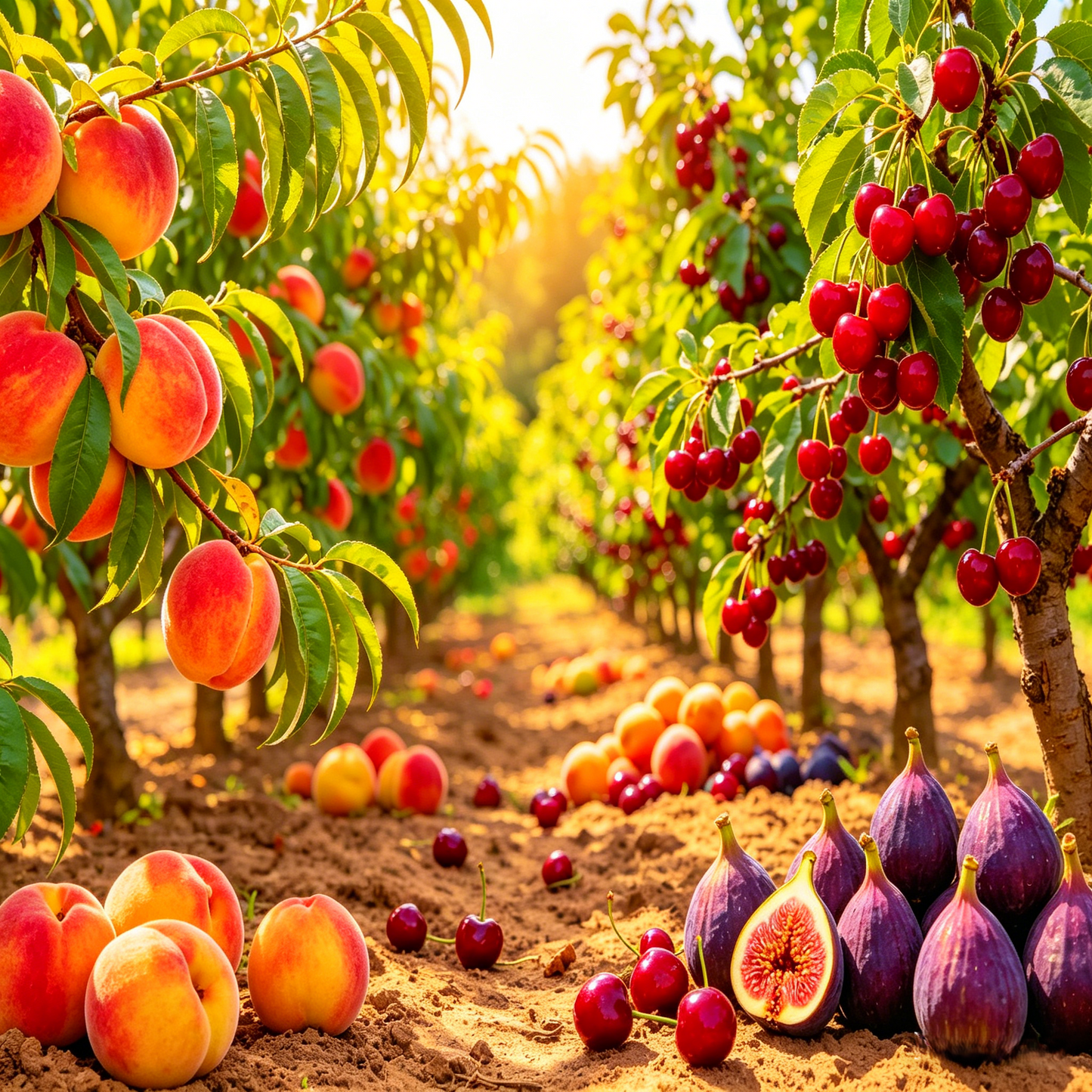 The Ultimate Backyard fruit :Non-GMO Heirloom Fruit Garden 7-in-One Variety Pack-EV