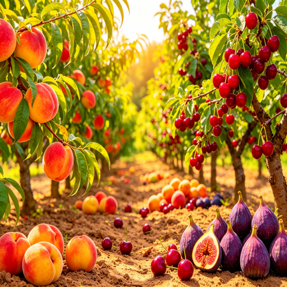 The Ultimate Backyard fruit :Non-GMO Heirloom Fruit Garden 7-in-One Variety Pack-EV
