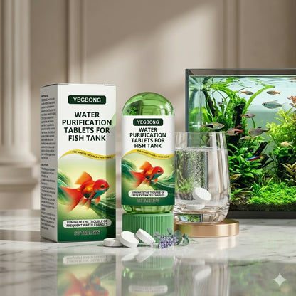 🐠 Cloudy Water? YEGBONG Tablets Make It Crystal Clear, Fast! 💦-EQ