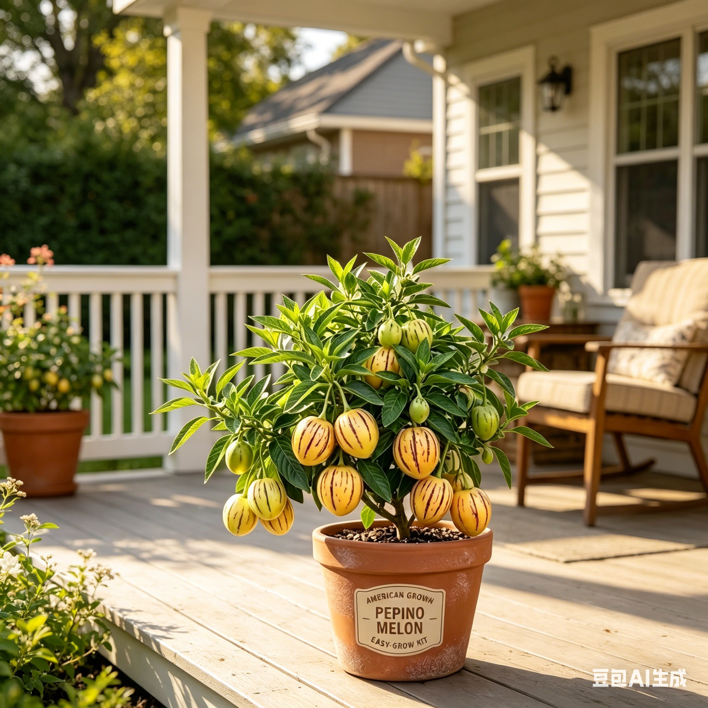 🌱Premium Purple Harvest: High-Yield Heirloom Pepino Melon Collection - Your Private Garden Success Starts Here-LP