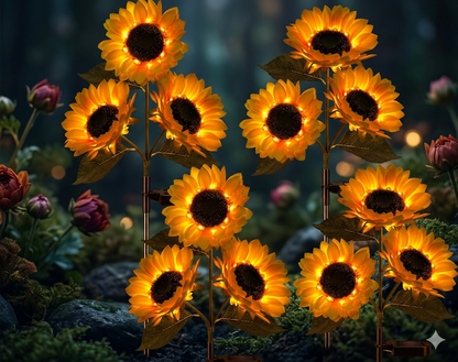 🌻🌞Enchanted Solar Sunflowers: 🌻Create a Dreamy Glowing Oasis in Your Backyard-BP