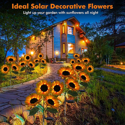 🌻🌞Enchanted Solar Sunflowers: 🌻Create a Dreamy Glowing Oasis in Your Backyard-BP