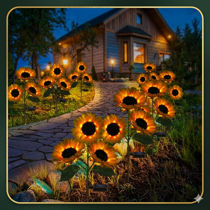 🌻🌞Enchanted Solar Sunflowers: 🌻Create a Dreamy Glowing Oasis in Your Backyard-BP
