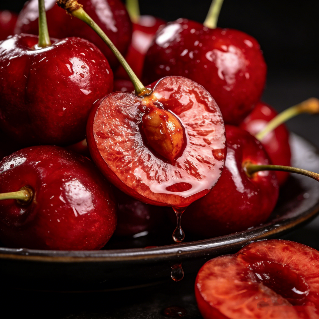 🍒Black Cherry Plant Kit – American & Chilean Varieties for Home Garden -OA