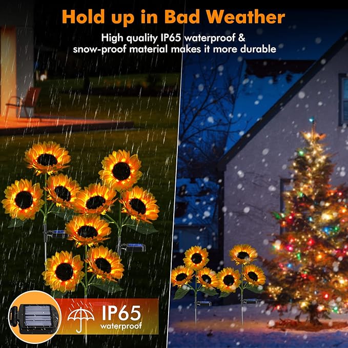🌻🌞Enchanted Solar Sunflowers: 🌻Create a Dreamy Glowing Oasis in Your Backyard-BP