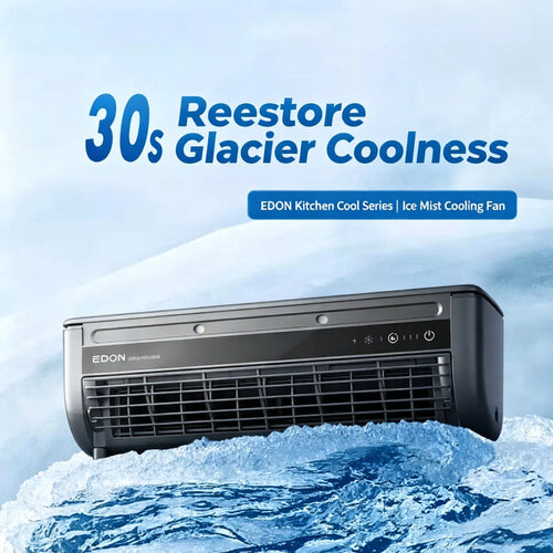 ❄️ Ice Mist Cooling Fan Wall-Mounted Mini Air Conditioner | No Drill, Powerful Airflow 💨-FO