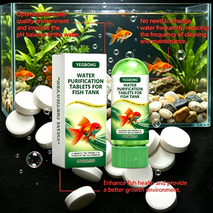 🐠 Cloudy Water? YEGBONG Tablets Make It Crystal Clear, Fast! 💦-EQ