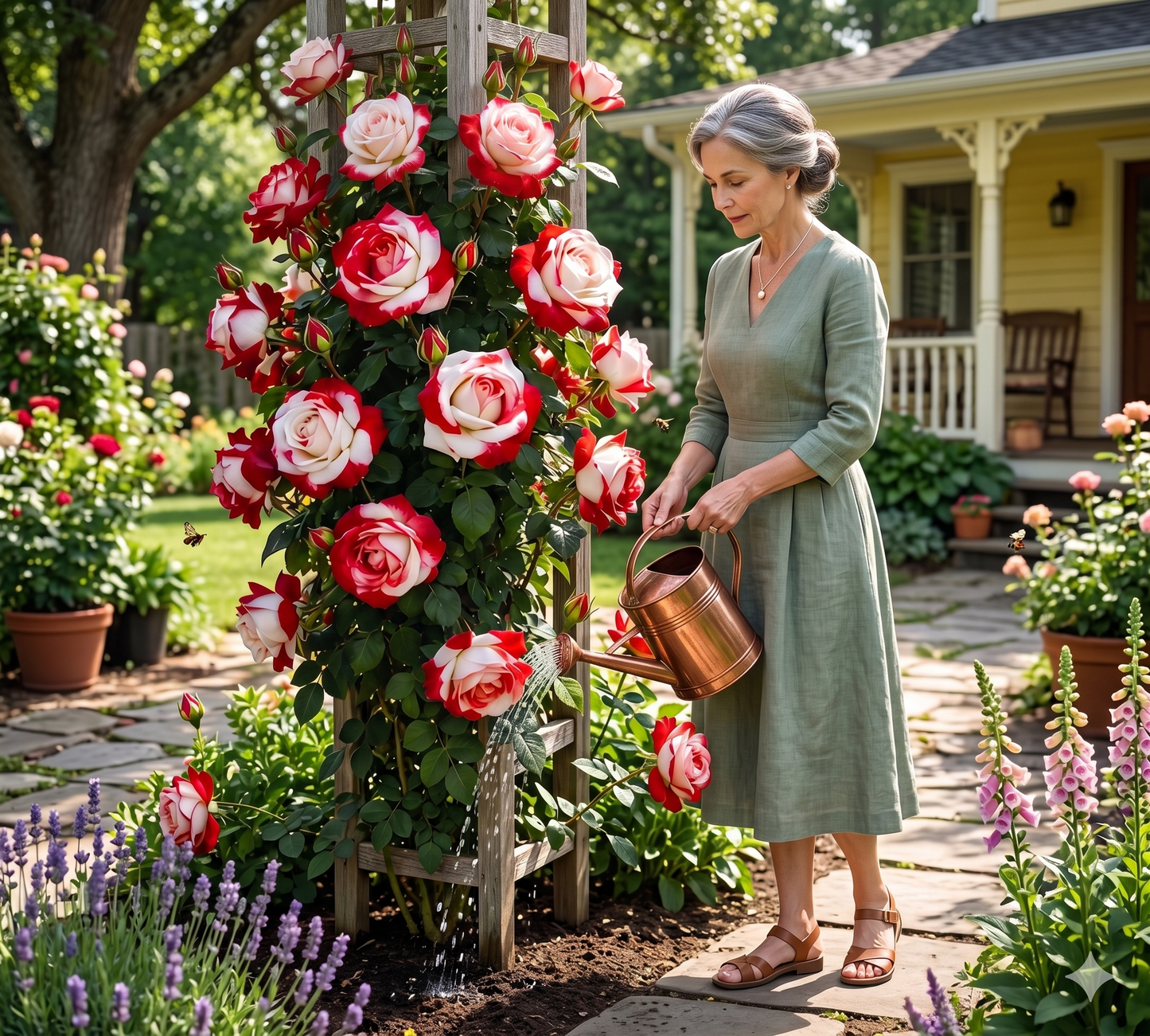 🌺 ✨ Transform Your Home! Grow a Spectacular Climbing Rose Wall This Summer 🏡🇺🇸  -TY
