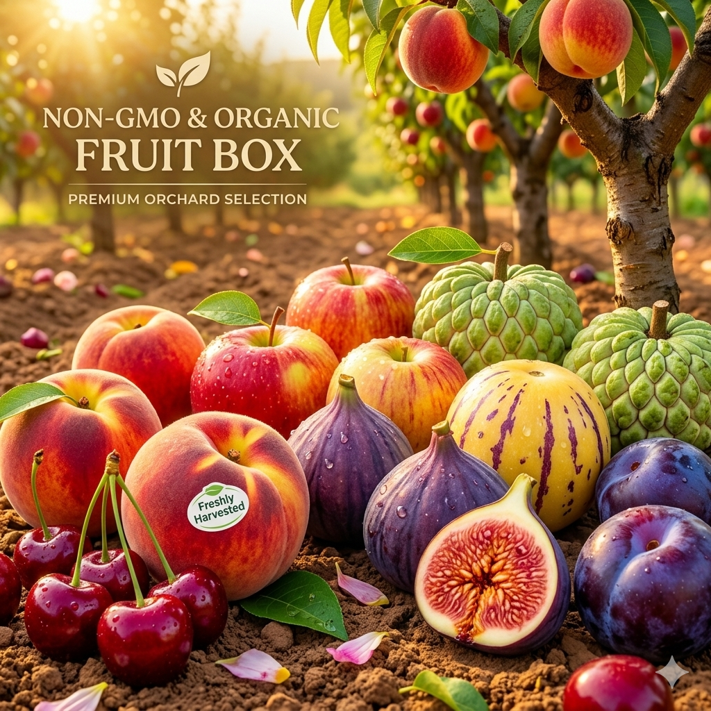 🔥Bountiful Backyard Harvest: Premium 7-Variety Non-GMO Heirloom Fruit Kit🍑🍒🟣-BP