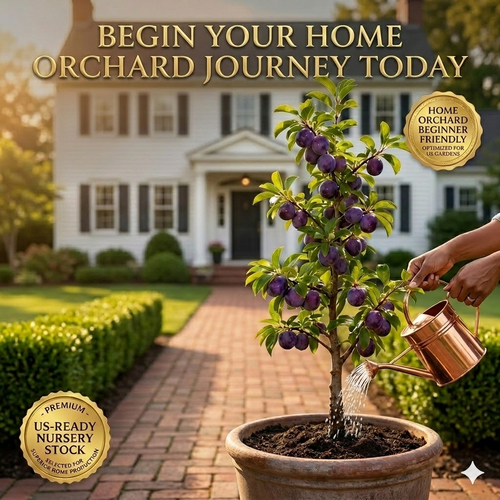 🌱Premium Purple Harvest: High-Yield Heirloom Plum Collection - Your Private Orchard Success Starts Here-BP