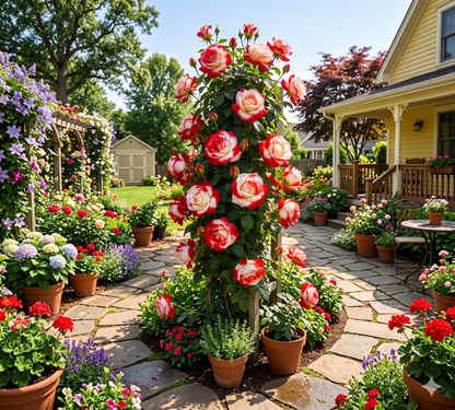 🌺 ✨ Transform Your Home! Grow a Spectacular Climbing Rose Wall This Summer 🏡🇺🇸  -TY