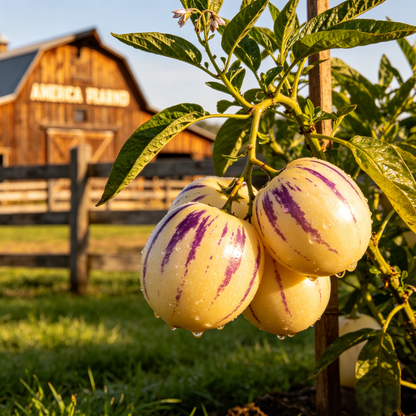 🌱 High-Yield Pepino Melon Seeds — Hardy & Easy to Grow, Perfect for Home Planting!-EQ
